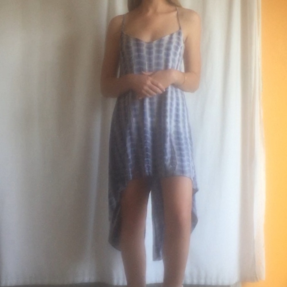 Tie Dye High-Low Dress